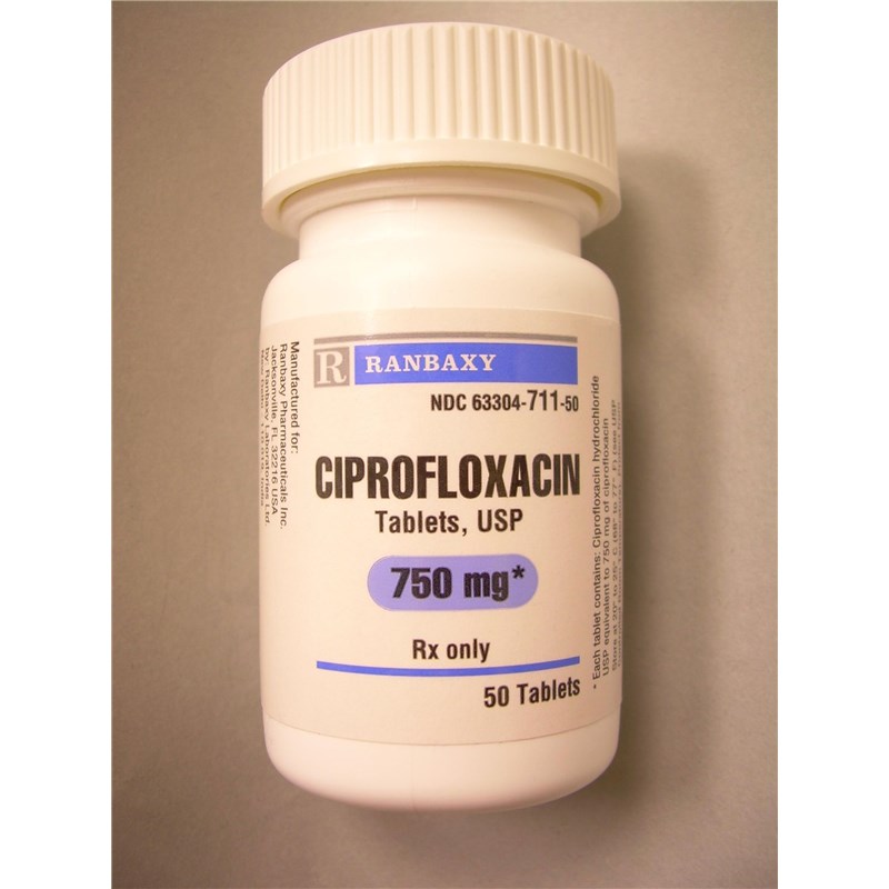 Ciprofloxacin Tabs 750mg 50ct