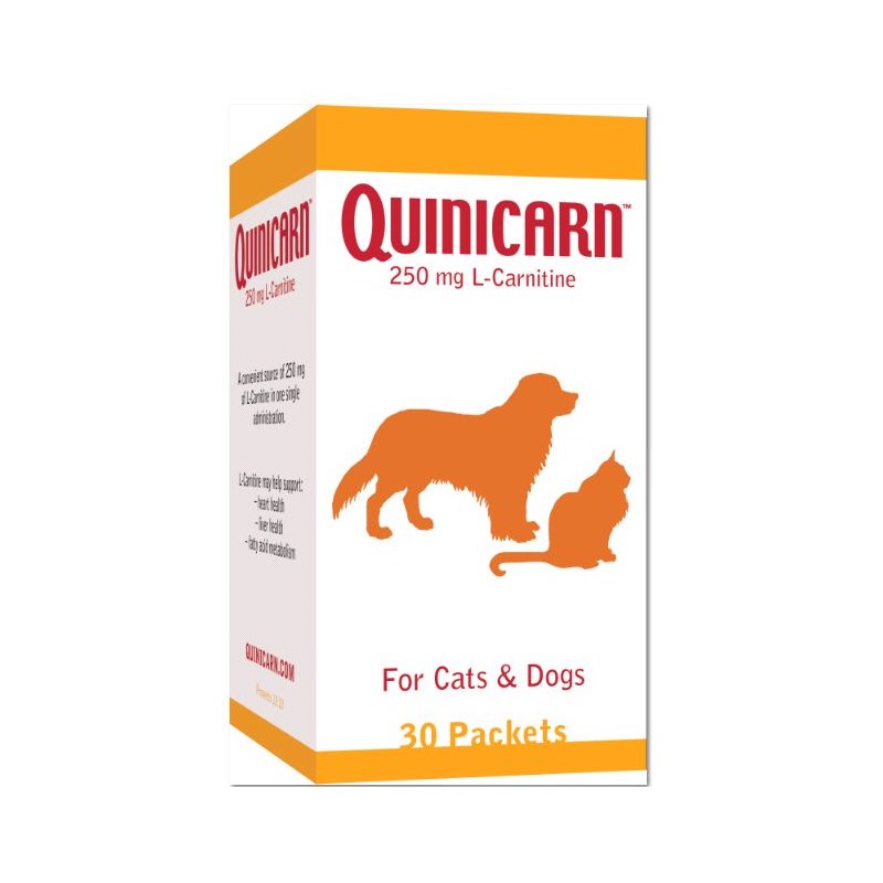Quinicarn Powder 250mg 30Pk Chicken Flavored