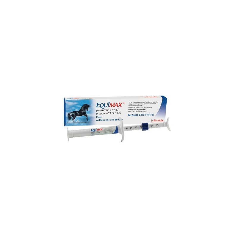 Equimax Paste 6.42G (1.87% Ivermectin/14.03% Praziquantel)