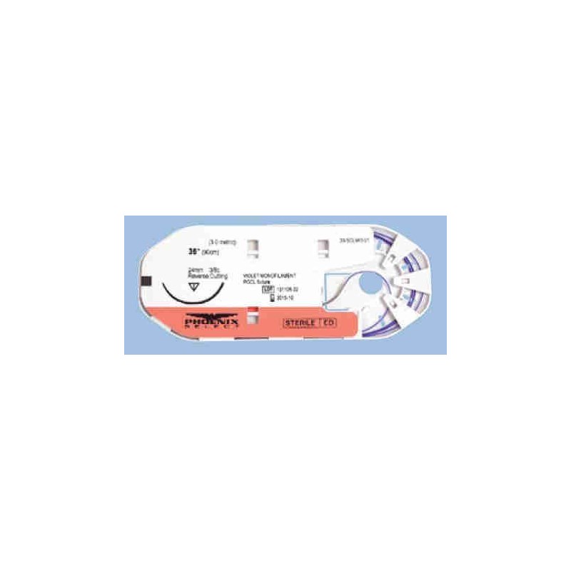Suture 2/0 Poly-Dox 30&quot; (PCP-2) 26mm 1/2&quot; Circle Reverse Cutting  12ct