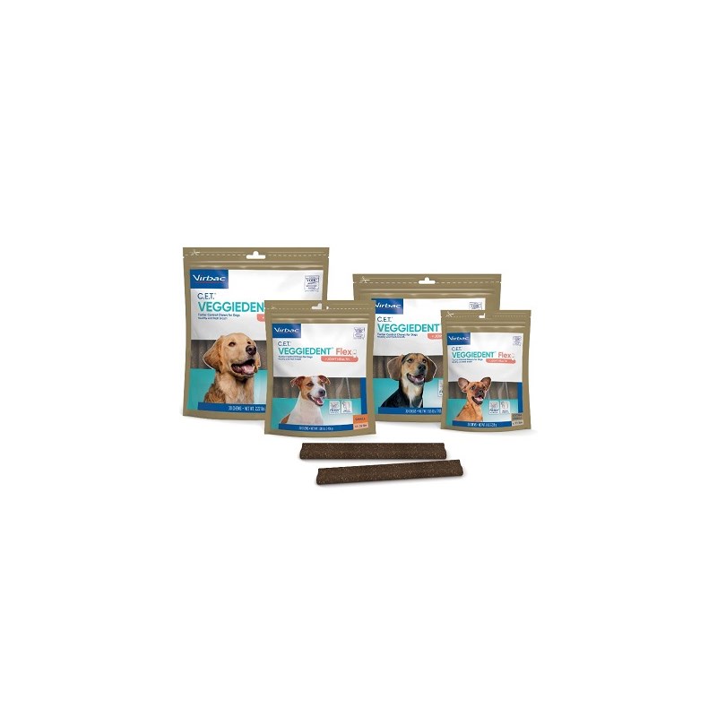 C.E.T. Veggiedent Flex Chews Medium 30ct
