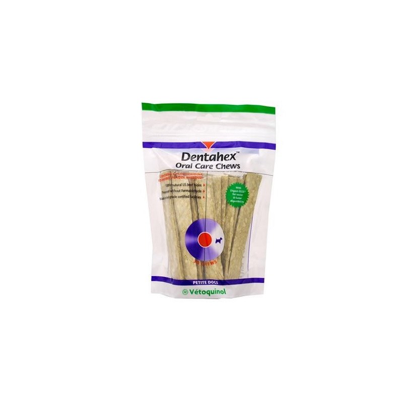 Dentahex Dog Chew Petite / Small 30ct