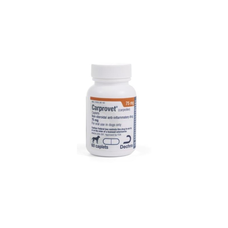 Carprovet Caplets 75mg 60ct  Carprofen