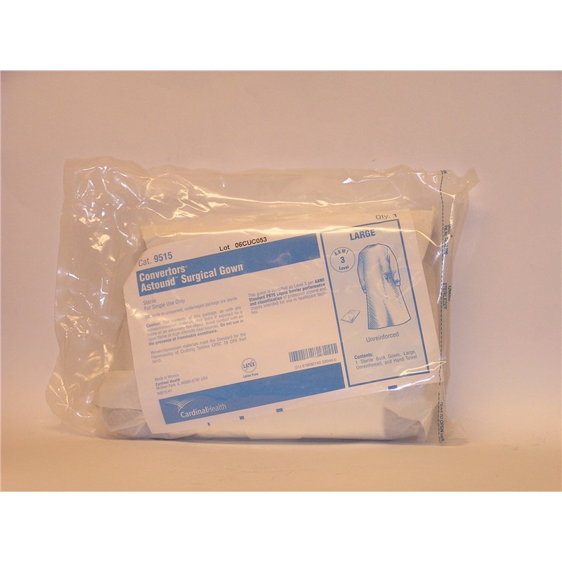 Surgical Gown Large With Towel Astound