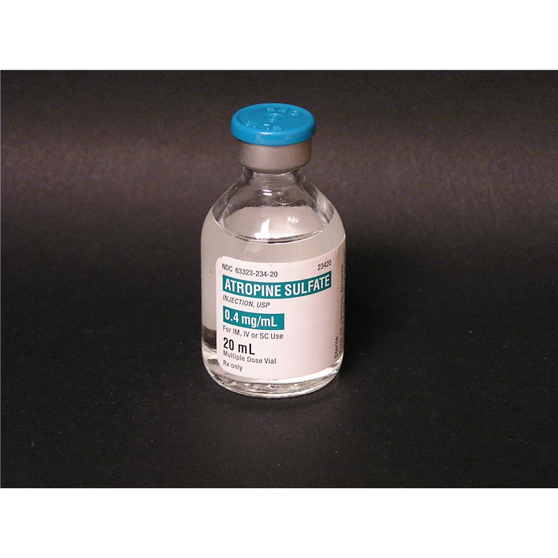 Atropine Sulfate Injection 0.4mg/ml 20ml