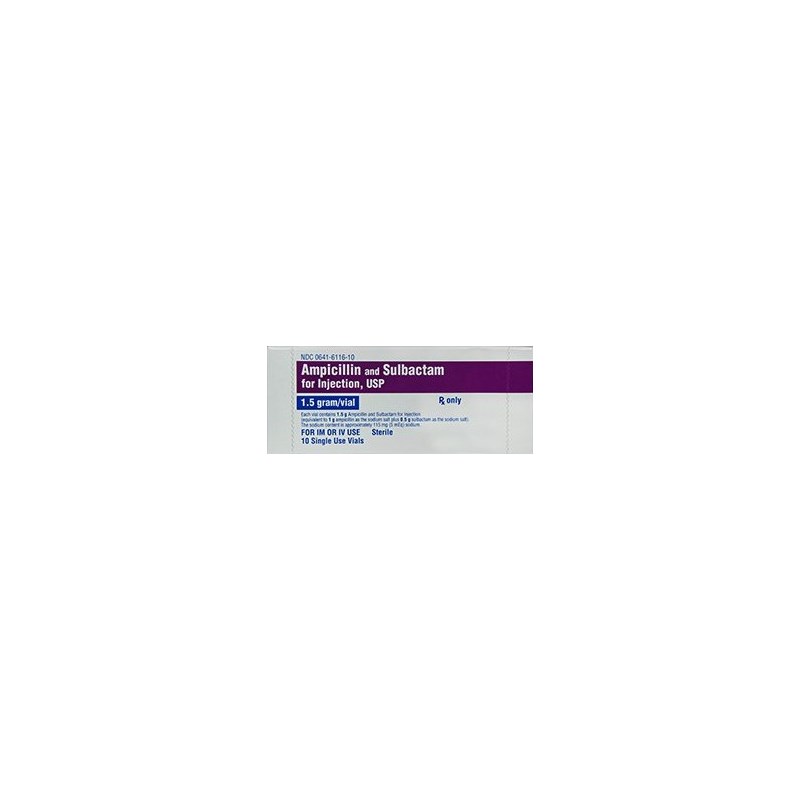 Ampicillin  Sulbactam Injection 1.5g  10pk