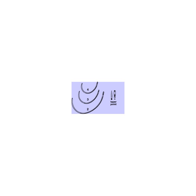 Suture Needle #1816-4   Cruciate J Curved Taper Point