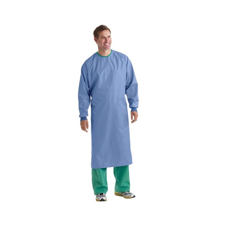 Surgical Gown Blockade Large 1 Ply Blue