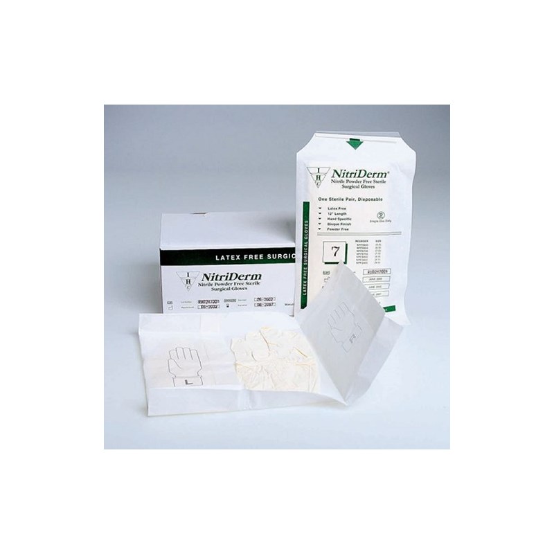 Nitriderm Nitrile Surgical Glove Size 9  25/bx