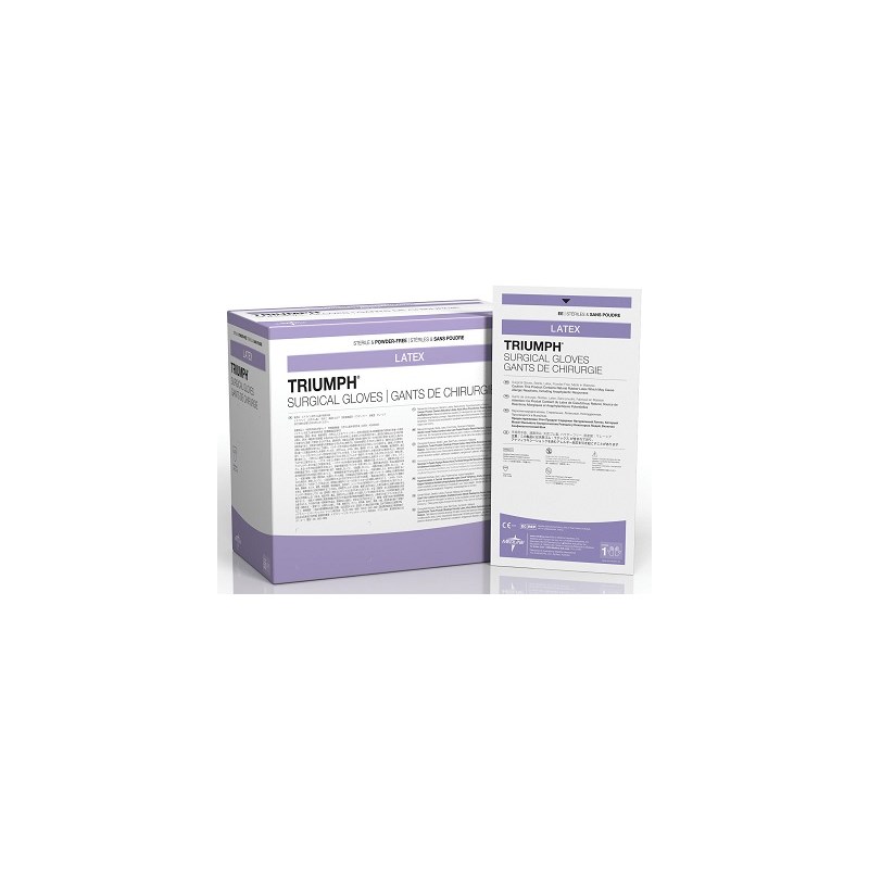 Triumph Micro Surgical Glove Size 5.5  Powder Free 50/bx