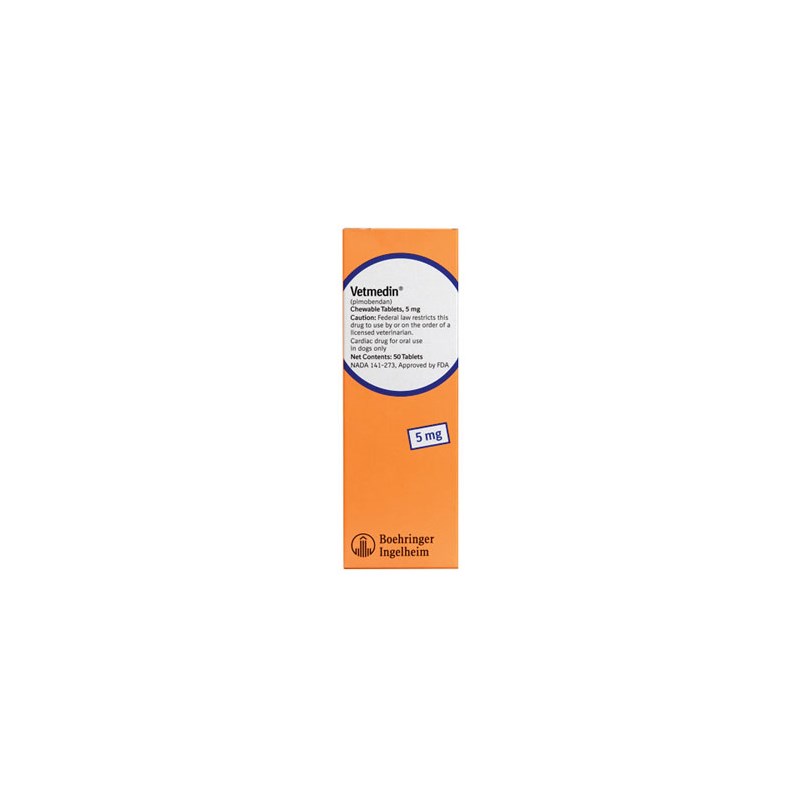 Vetmedin Chew Tabs 5mg 50ct  (++Shipping but on allocation)