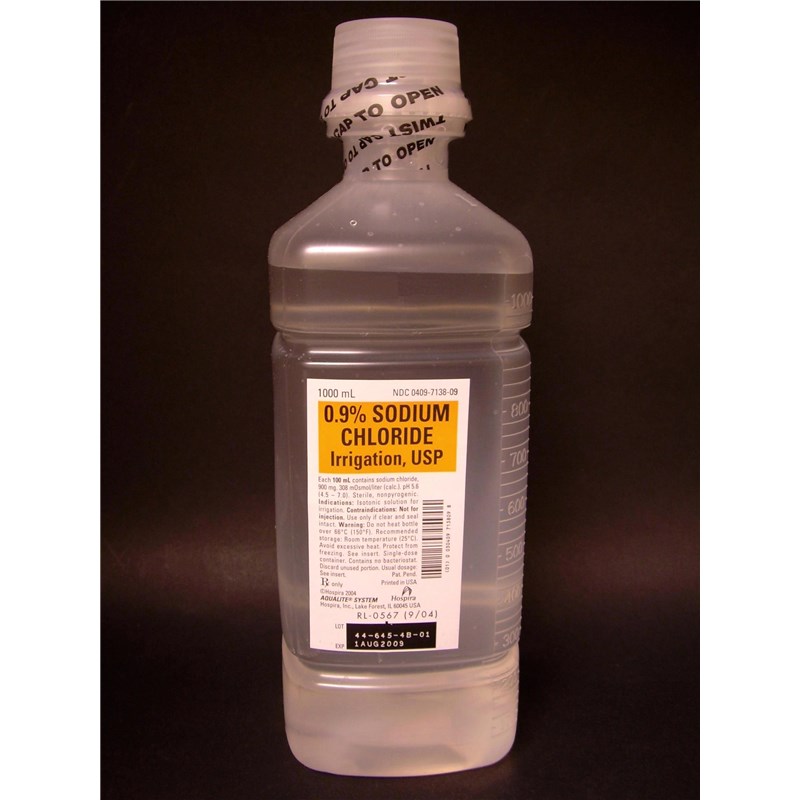 Hospira Sodium Chloride Irrigation 1000ml 12ct