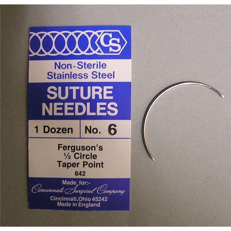Suture Needle #842-6    1/2&quot; Circle Taper Point 