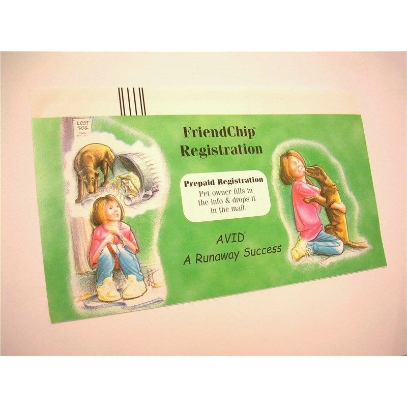 Microchip Avid Pettrac Prepaid Registration