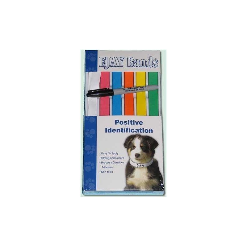 ID Bands Mixed Colors Ejay 20&quot; 500ct