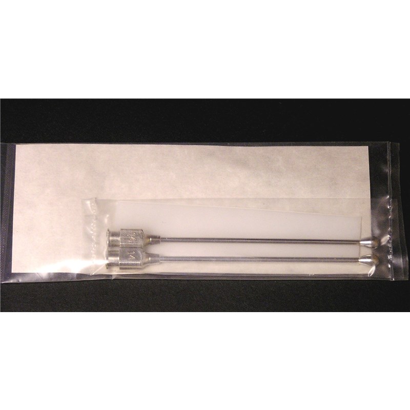 Curved Feeding Needle 14g x 3&quot; 2pk