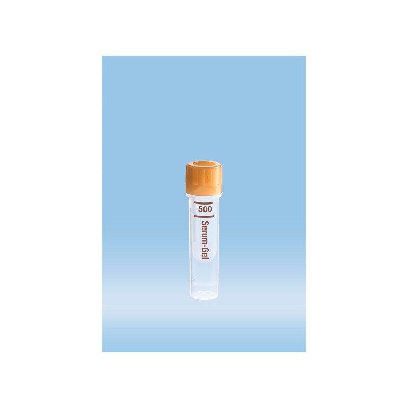 Ser-Gel Microvette 500Ul 0.5ml Serum Separator  Tube 0.5ml 100ct
