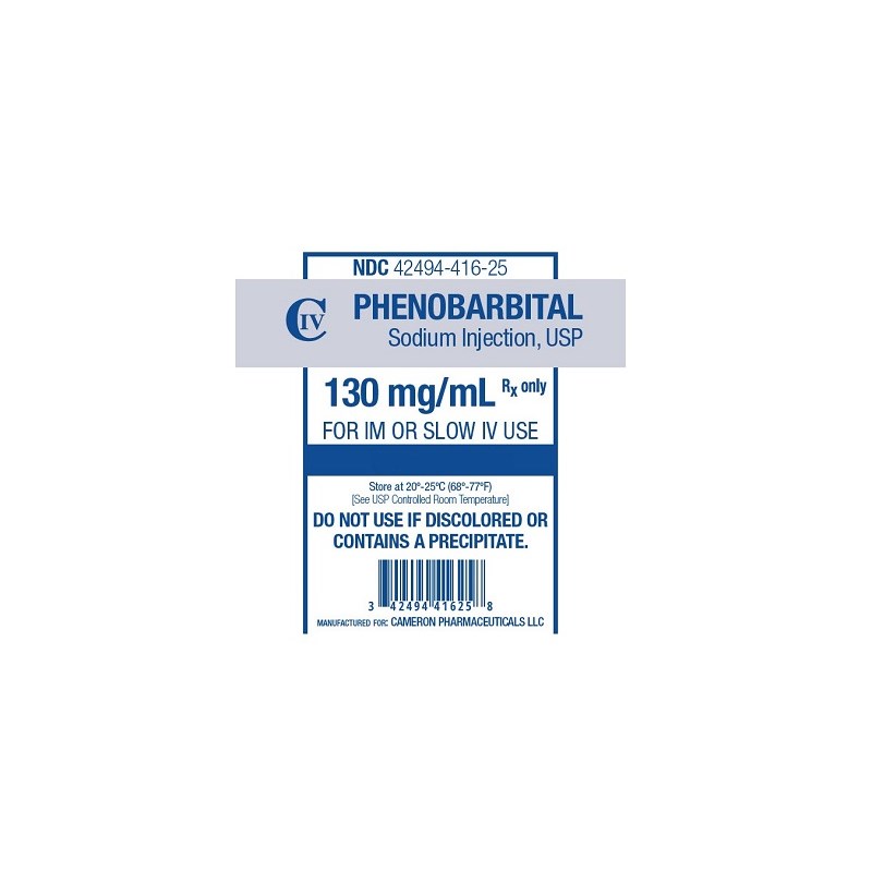Phenobarbital Injection 130mg/ml 1ml C4