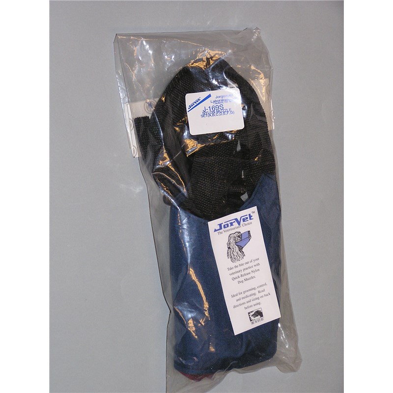 Muzzle Soft Nylon Set Of 7 XS-XXL