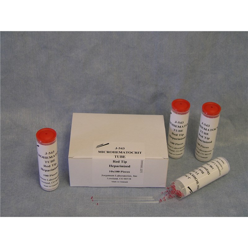 Micro-Hematocrit Heparin/Calcium Green Top Tubes