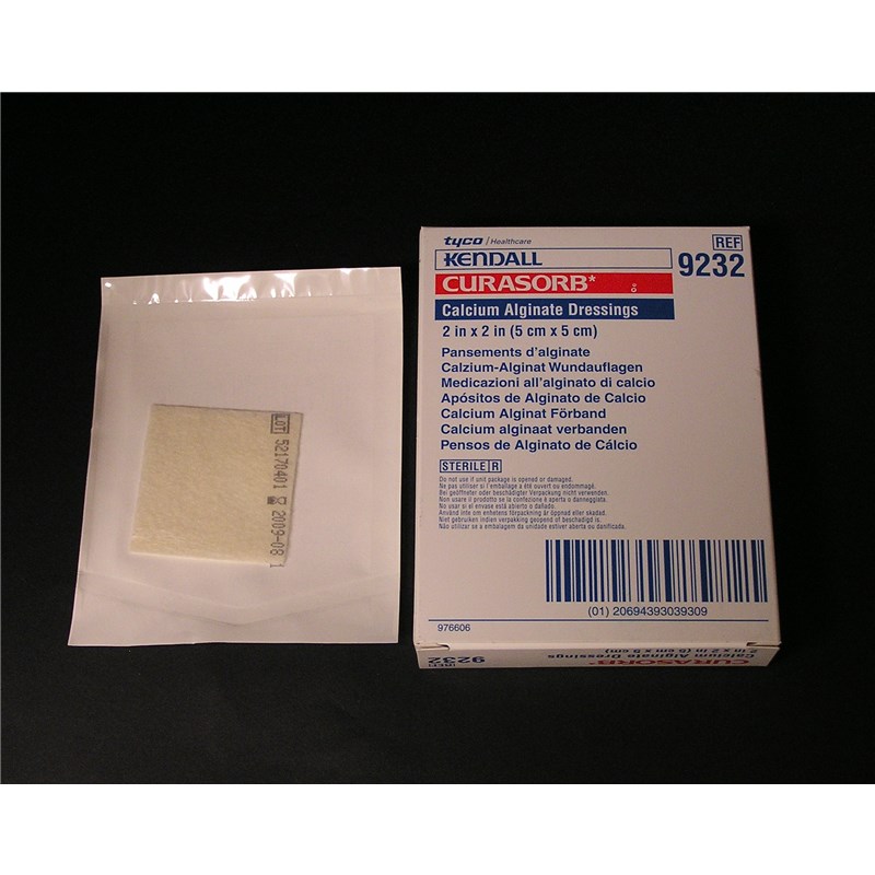 Curasorb Calcium Alginate Dressing 2&quot; X 2&quot; 10ct