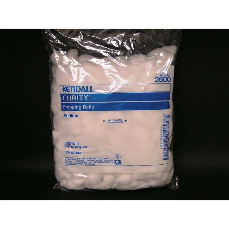 Cotton Ball Medium  4000ct  (8 bags/case  500/bag)