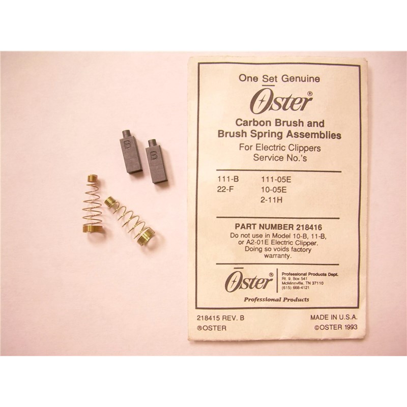 Clipper Brush And Spring Assembly