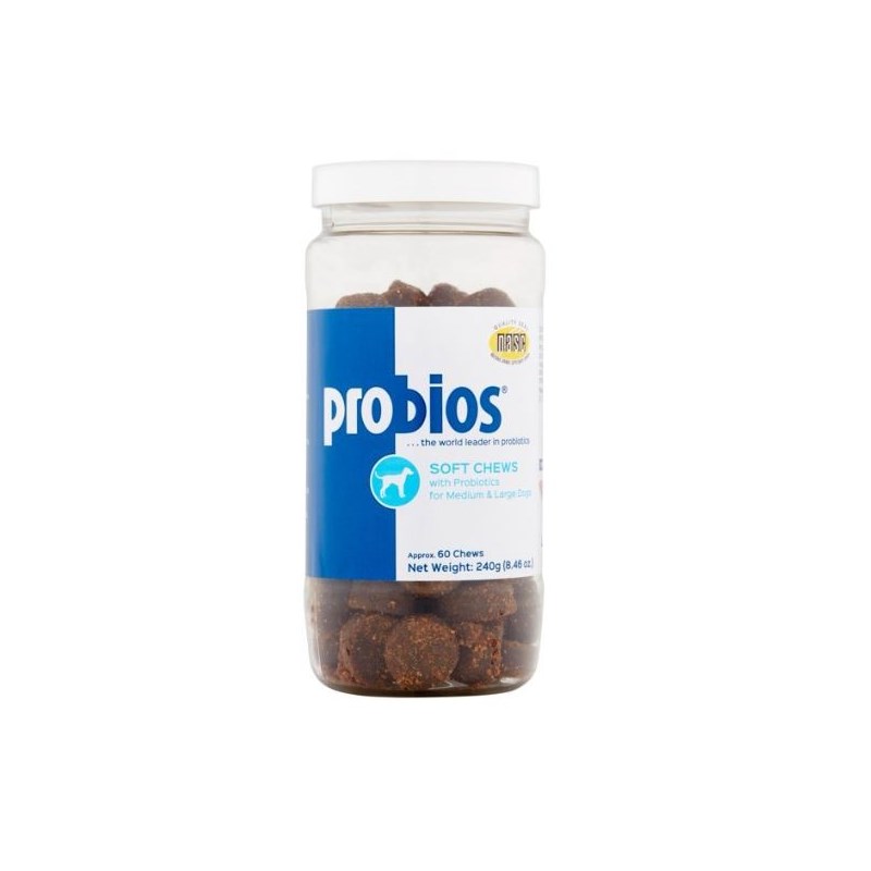 Probios Dog Soft Chew with Prebiotics For Small Dogs 240gm Approx 60 chews