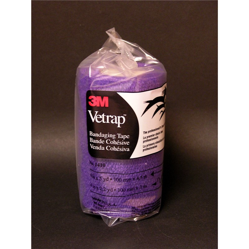 Vetrap Bandaging Tape 4&quot; Purple 18ct