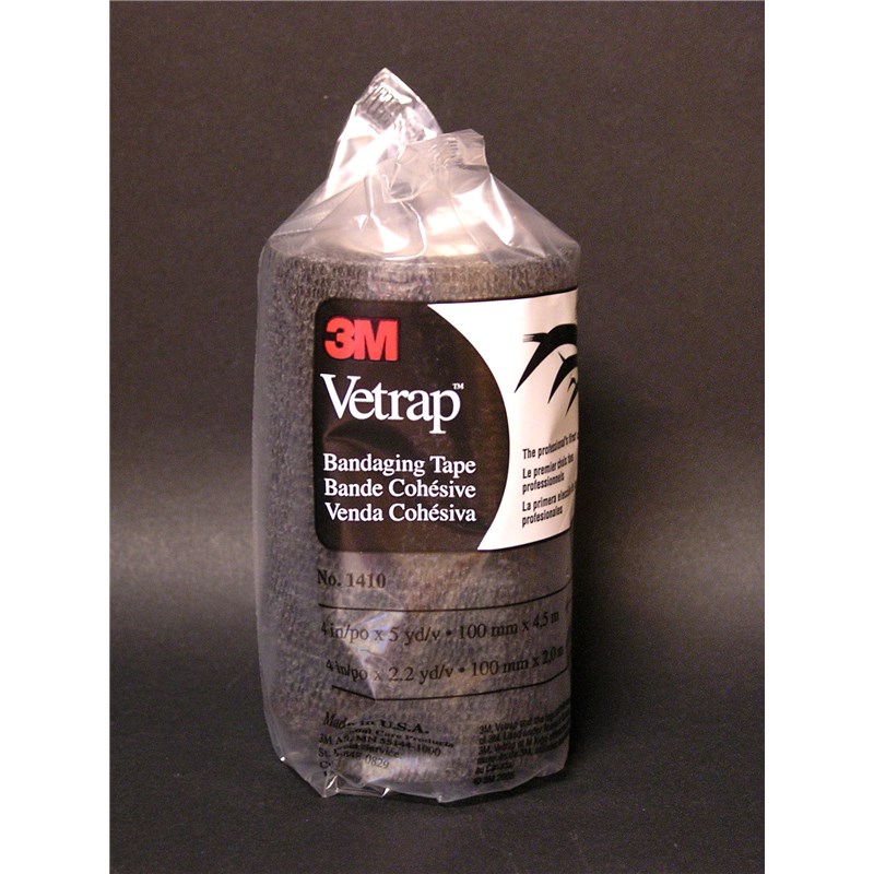Vetrap Bandaging Tape 4&quot; Black 18ct