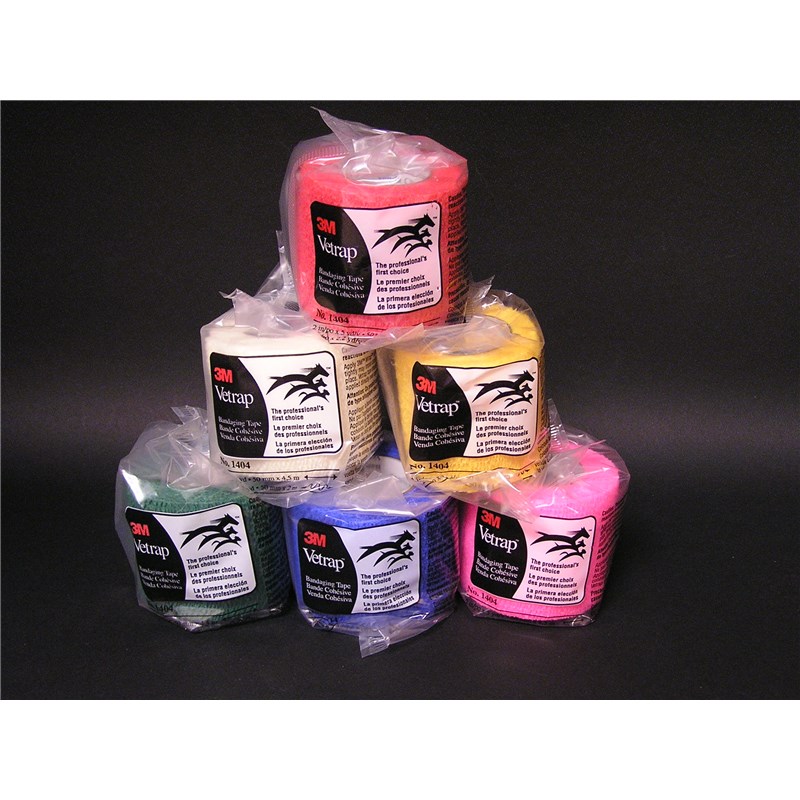 Vetrap Bandaging Tape 2&quot; Assorted Colors 18Pk