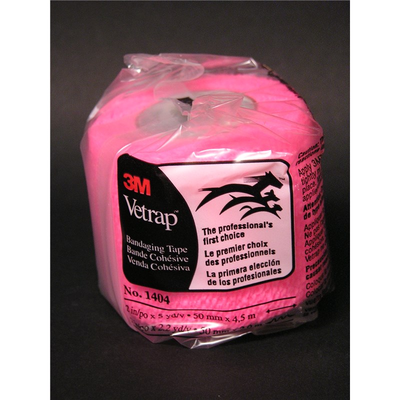 Vetrap Bandaging Tape 2&quot; Hot Pink 18ct