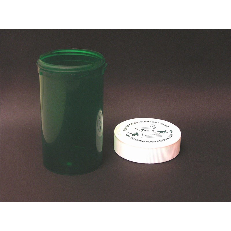 40 Dram Reversible Green Pill Vial