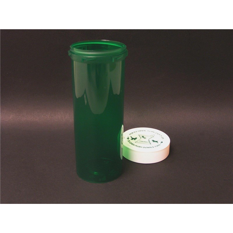 8 Dram Convertible Green Pill Vial 25cc