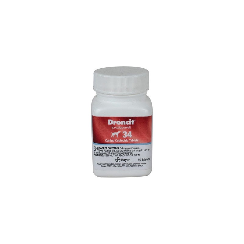 Droncit Tabs Canine 50ct