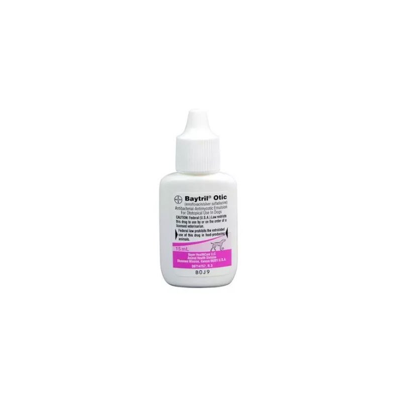 Baytril Otic Solution 15ml  12/bx