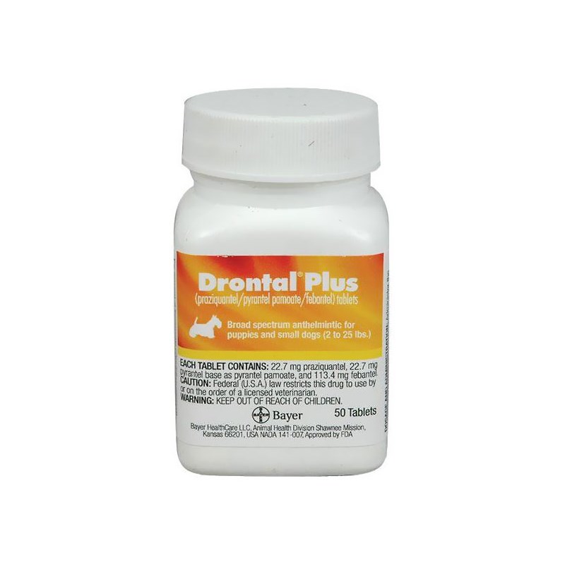 Drontal Plus Tabs Canine 22.7mg 50ct