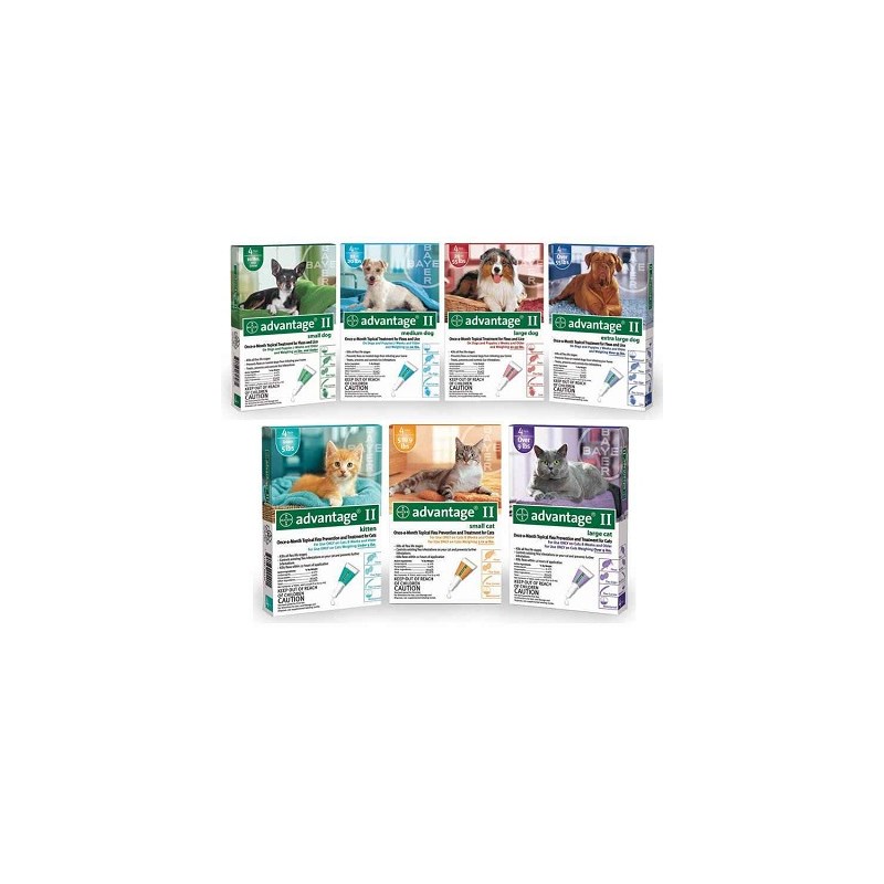 Advantage II Dog Green 3-10Lb 6Pk &lt;B&gt;$328.38&lt;B/&gt;