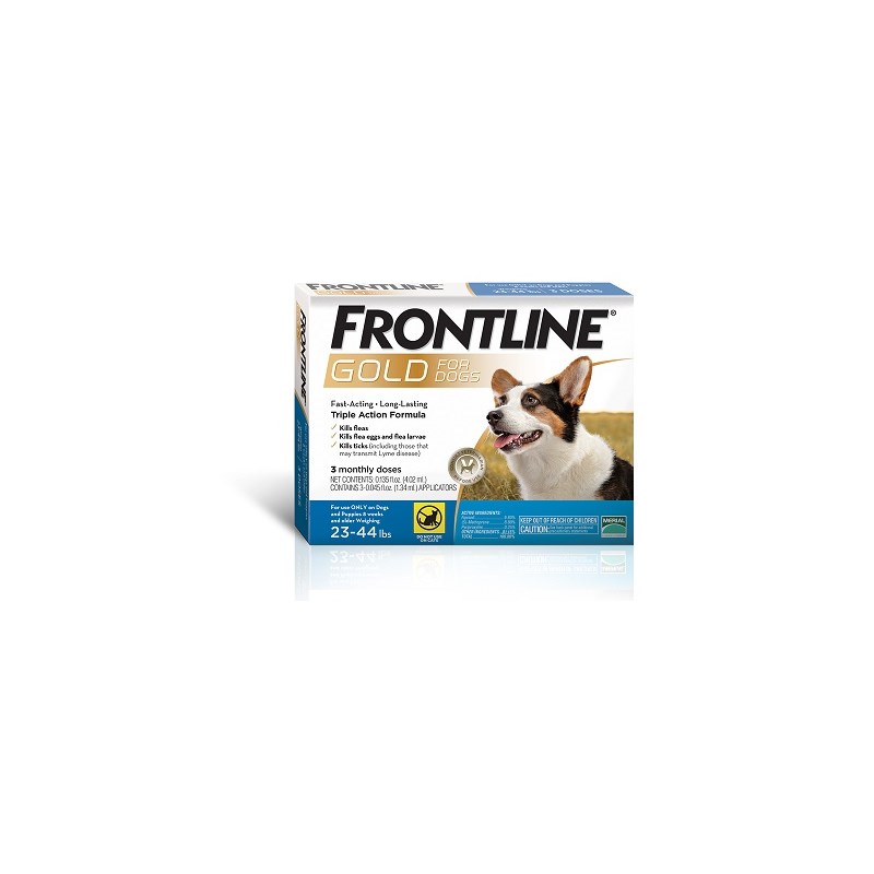 Frontline Gold Medium 23-44Lbs Blue 6 X 3 Dose