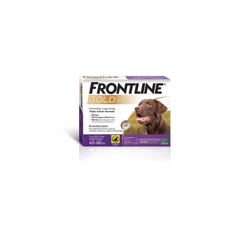 Frontline Gold Large Dog 45-88Lb 6 X 3ds Purple