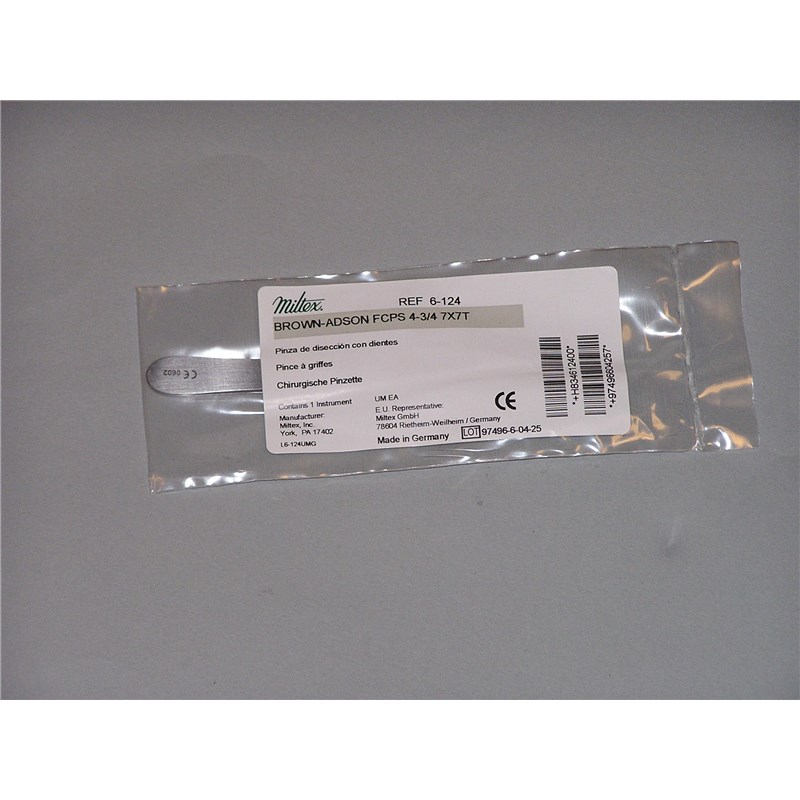 Adson Brown Forcep 4-3/4&quot; 7 X 7 Teeth