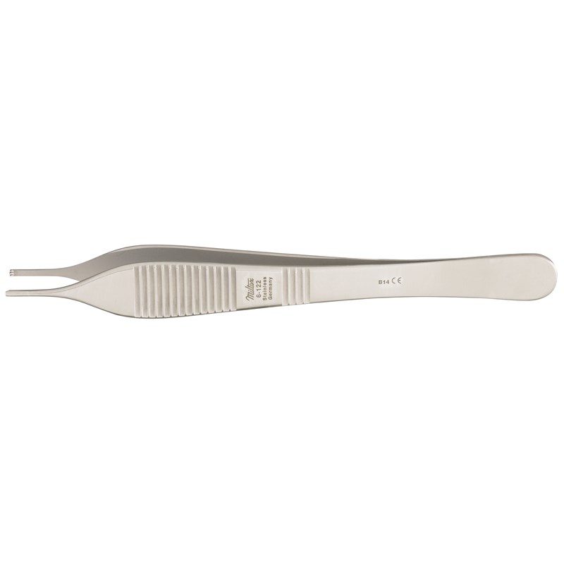 Adson Tissue Forceps 4.75&quot; Delicate 2 X 3 Teeth