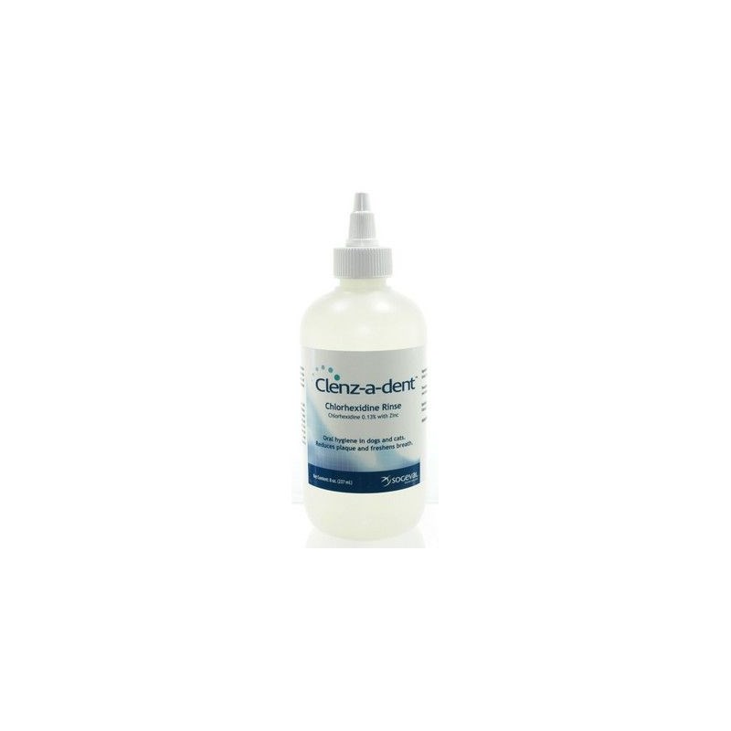 Clenz-A-Dent Chlorhexidine Rinse 8oz