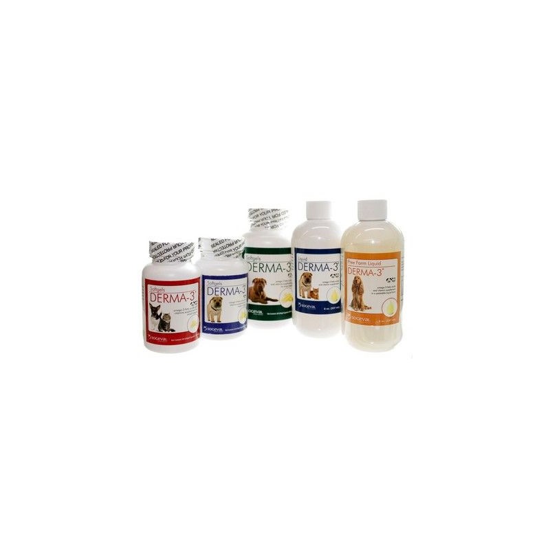 Derma-3 Softgel Caps Medium Dog 31-60lbs 60ct