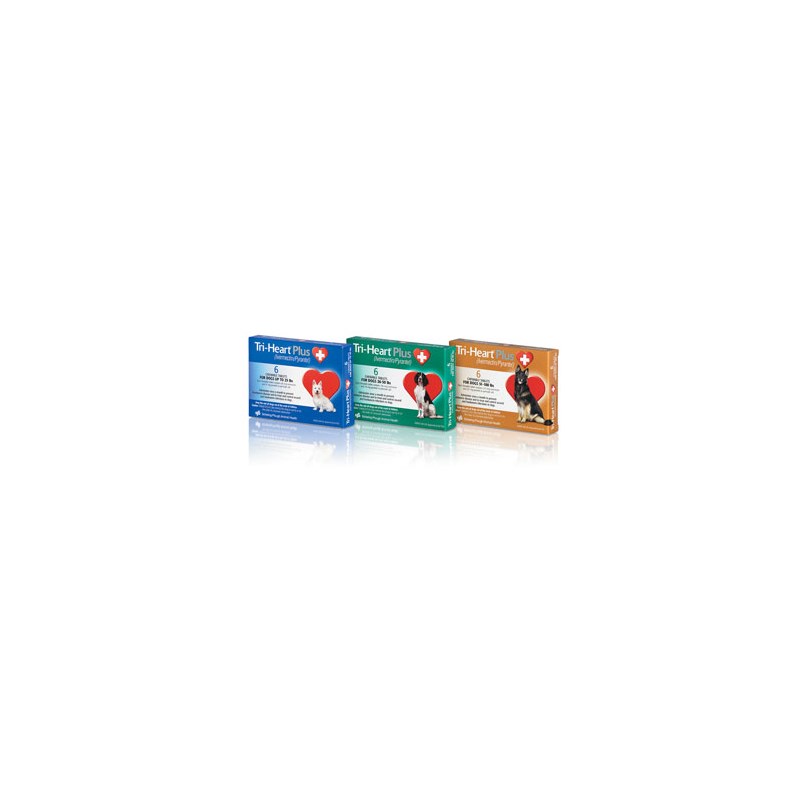 Tri-Heart Plus 26-50lb Green 6 Dose