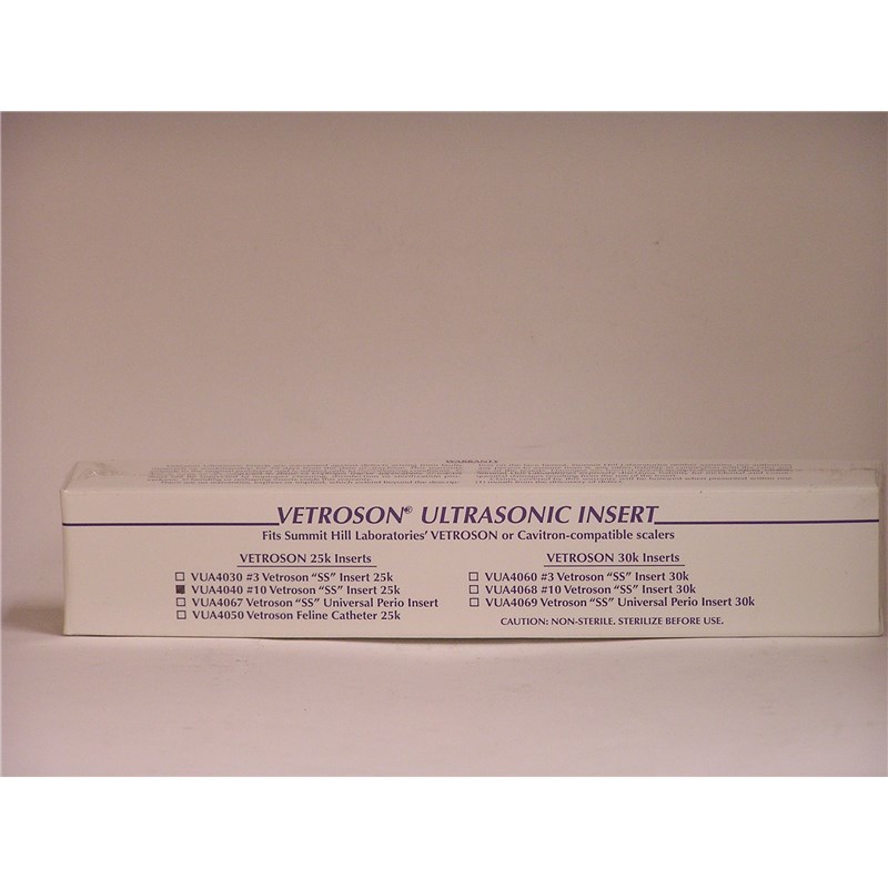 Vetroson Dental Insert #10 25K Old Style
