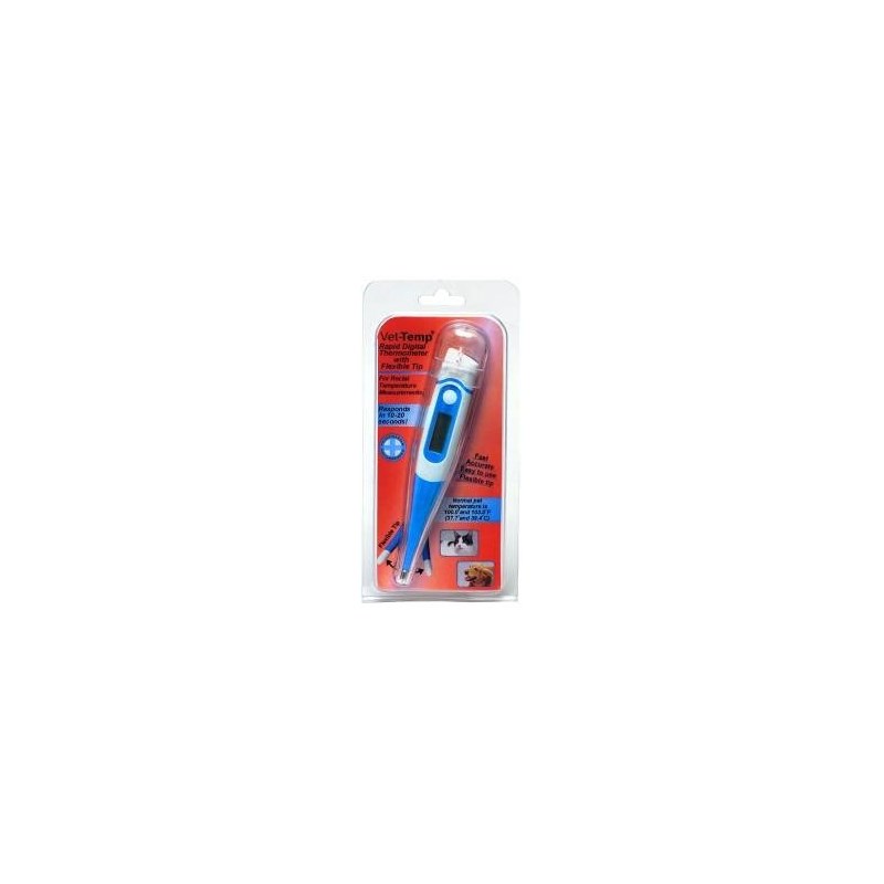 Digital Thermometer Vet Temp Flexible Tip