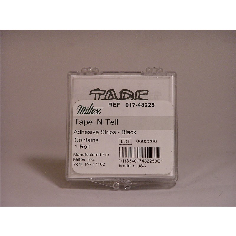 Instrument ID Tape Black 1/8&quot; X 250&quot;
