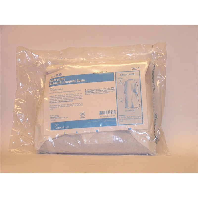 Surgical Gown X Large With Towel Astound