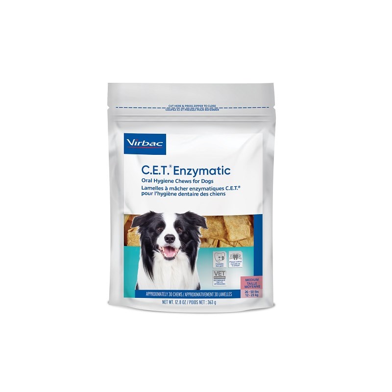 C.E.T. Chews Medium 30ct  26-50lbs